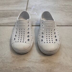 Native toddler White Sneakers